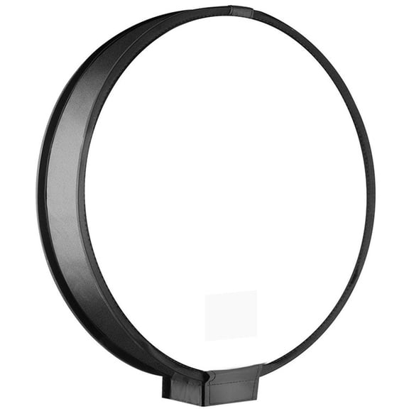 Jesscasday 30cm/40cm Universal Mini Round Softbox Portable Flash Diffuser Soft Box for DSLR