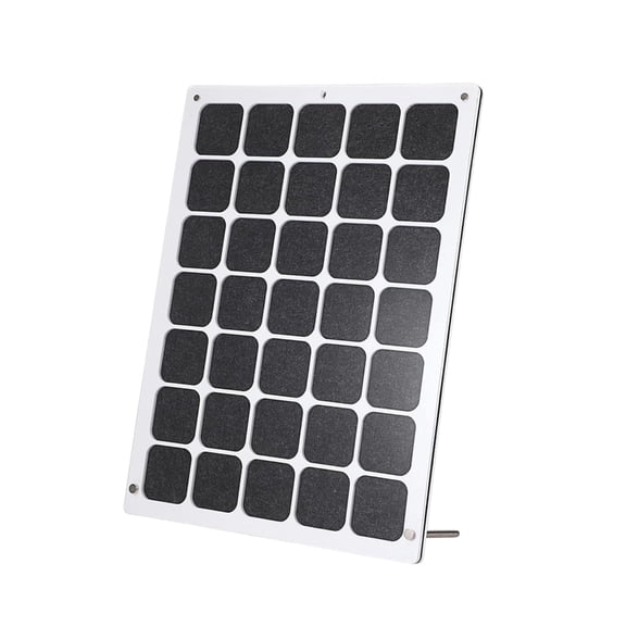 Jesscasday 35 Slot Pin Display Panel Dustproof Protective Cover for Badge Arrangement