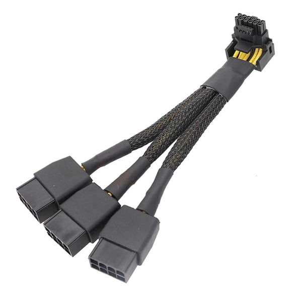 Jesscasday 3x8pin 8PIN to 16Pin 12VHPWR GPU Power Cable Stable Current Transmission