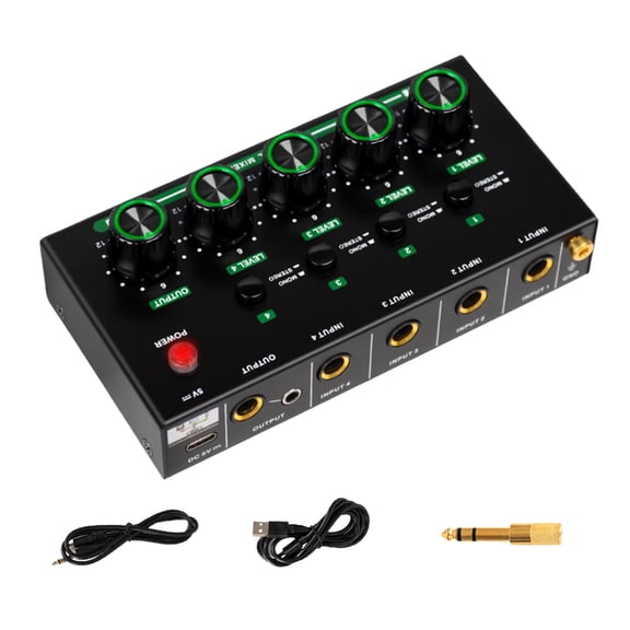 Jesscasday 4 Channel Auditory Controller Universal In Compatibility For PC Phone
