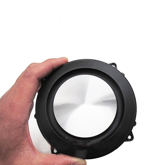 Jesscasday 4 Inch Bass Diaphragm Rubber Speaker Plate Passive Radiator Vibration Plates