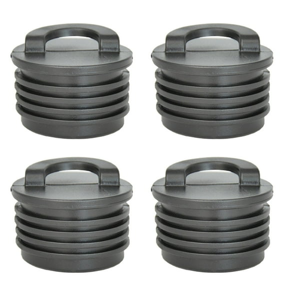 Jesscasday 4 Pcs Rubber Scuppers Stopper Plug Kayak Drain Plug Stopper Boat Scupper Plugs