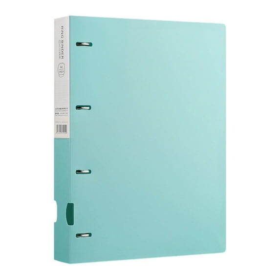 Jesscasday 4-Rings Binders A4 File Folde Display Book 4 Hole Binders Folders for School