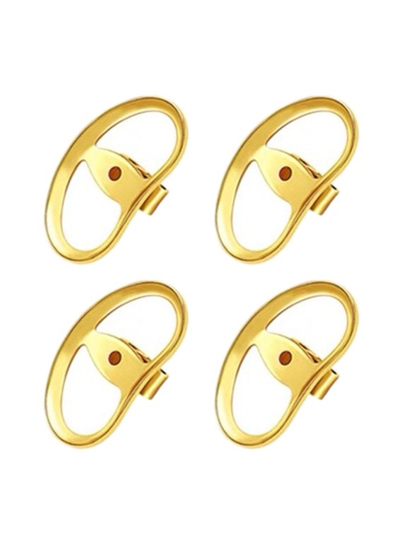 4pcs Earring Stoppers Big Earring Lifters Backings Pierced Safety Ear Backs
