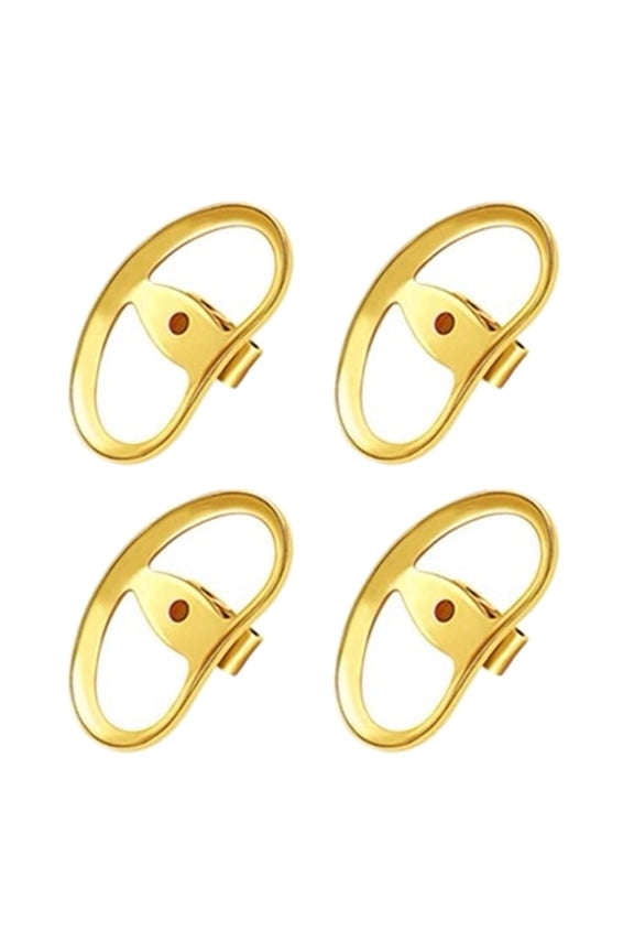 4pcs Earring Stoppers Big Earring Lifters Backings Pierced Safety Ear Backs