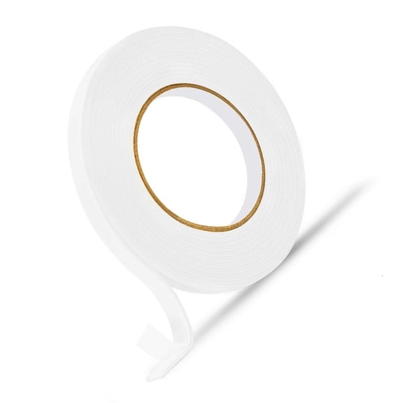 Jesscasday 5 Roll Self-Adhesive Tape Double-Sided Foam Tape Multifunctional EVA Foam Tape Easy to Use for School Office and Home