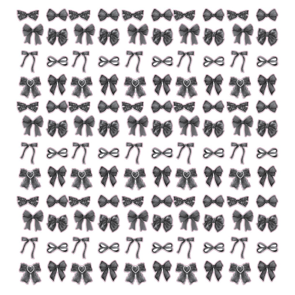 Jesscasday 500Counts Cartoon Bowknot Sticker Aesthetic Scrapbooking ...