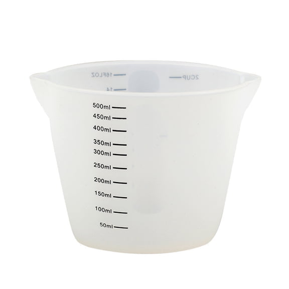 Jesscasday 500ml & 250ml Large Silicone Measuring Cups Resin Mixing Cups for Epoxy Jewelry Casting Molds Acrylic Paint Pouring