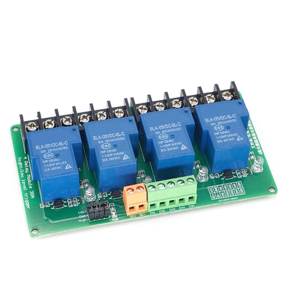 Jesscasday 5V/12V/24V Relays High Low Level Triggers for PLC Automation Equipment Control