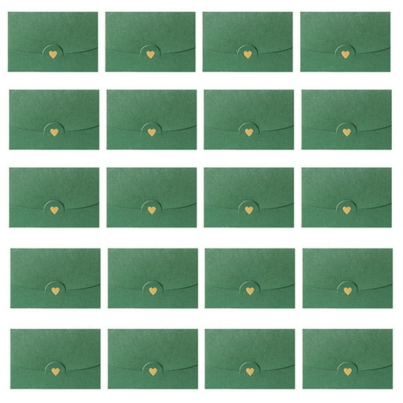 Jesscasday 6.8 x 4 Inches Colored Envelopes Vintage Envelope Large Cash Envelopes for Wedding Birthday Party Invitations Pack of 20