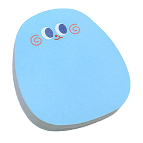 Jesscasday 60 Sheets Self Adheive Note Paper Small Notepads Cartoon Notes Unllined Sheet