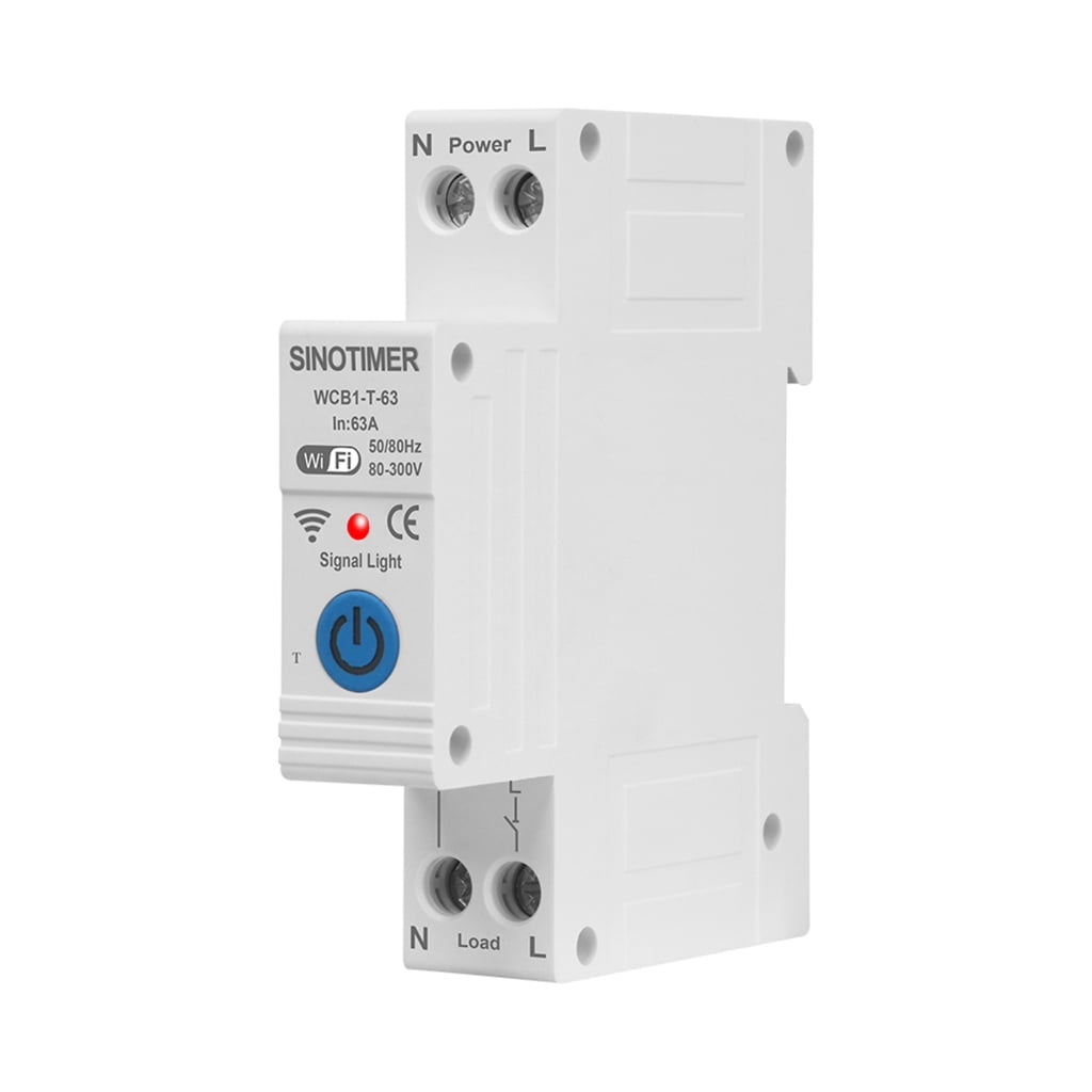Jesscasday 63A Circuit Interrupter with Remote Controlled Circuit Breaker Safety Switches