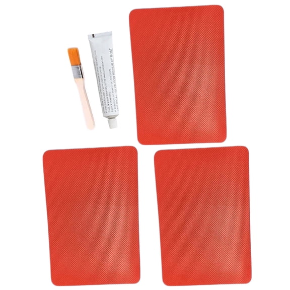 Jesscasday 6Pcs Inflatable Repair Patches PVC Repair Patches Inflatable Boats Canoes Kayak