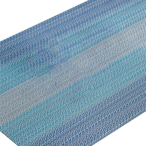 Jesscasday 6pcs Modern Table Runner PVC Non-Slip Heat Resistant Placemats for Family Dinner Kitchen Thanksgiving Christmas Decoration