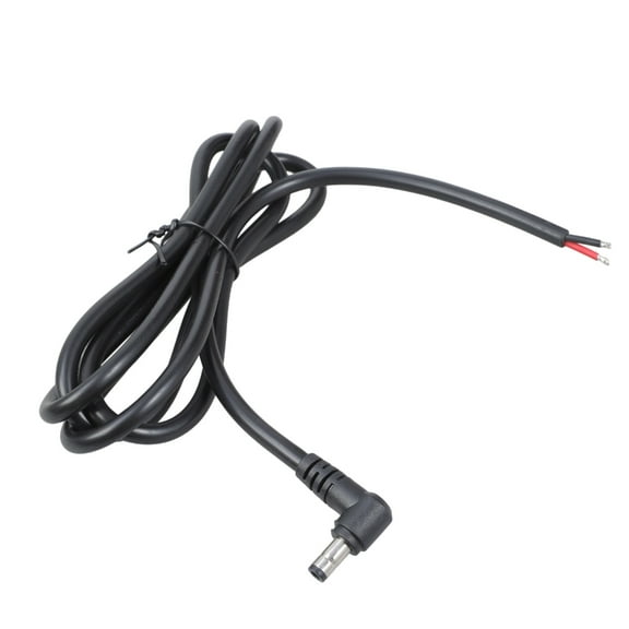 Jesscasday 90° DC5525 Power Supply Cable 12V 24V Compatible for LED Strips CCTV Systems
