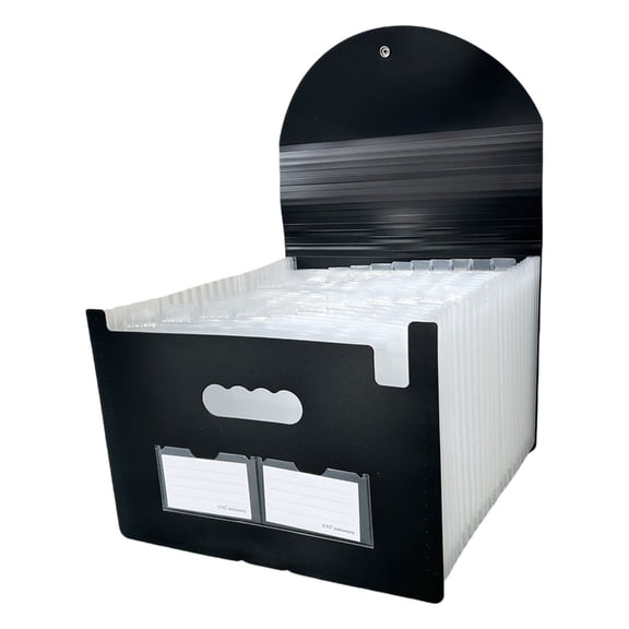 Jesscasday A4 Document Bag 13/25 Pockets File Bag Accordions Bag Document Folder Filing Box