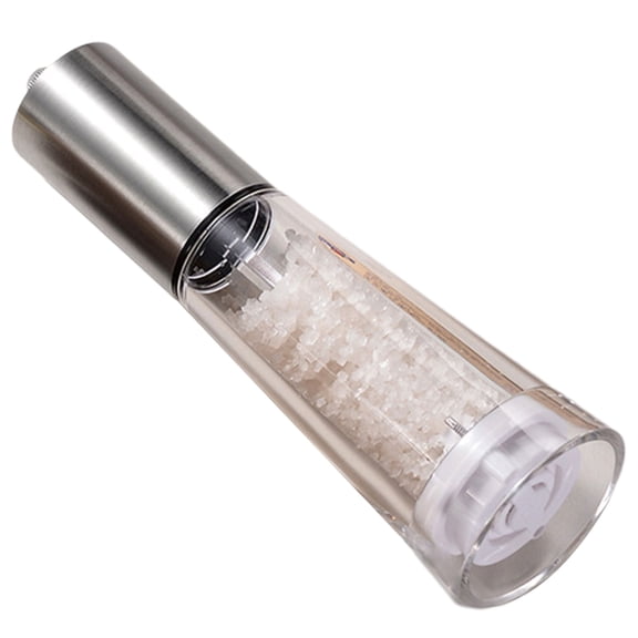 Jesscasday Acrylic Clear Pepper Grinder Spices Seasoning Bottle Pepper Spices Salt Mill