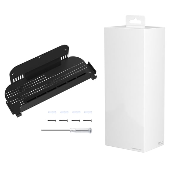 Jesscasday Adjustable Game Console Wall Mount Holder Wide Compatible for NS2 Secure Installation Design Black/White