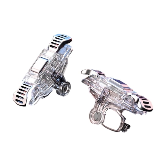 Jesscasday Adjustable Phone Gaming Controller Accuracy Clip On Triggers for Phone