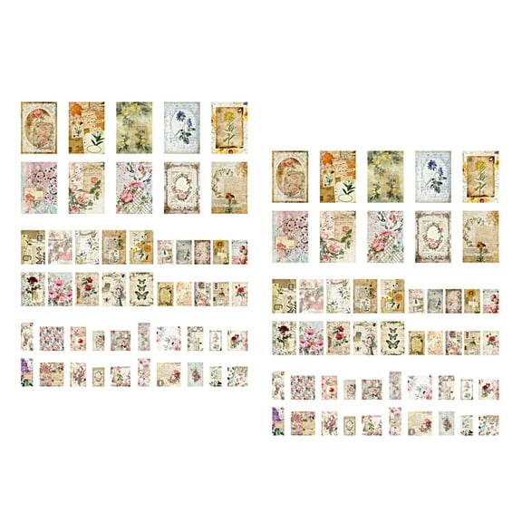 Jesscasday Aesthetic Scrapbooking Decorative Paper Journal Embellishment Supplies for Craft