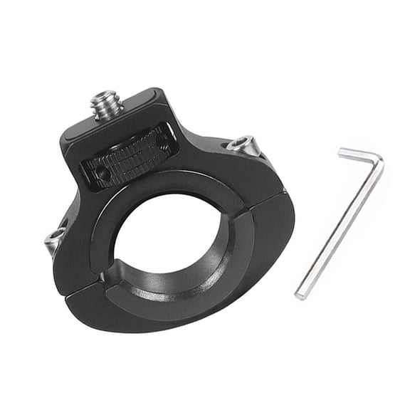 Jesscasday Aluminum Alloy Cycling Camera Bracket Universal 1/4 Thread Quick Detach Vibration Proof