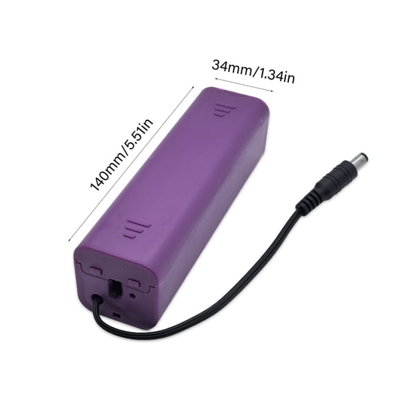 Jesscasday Battery Box For 8pcs 2A Battery Case With DC12V Plug Output For Drones Radios