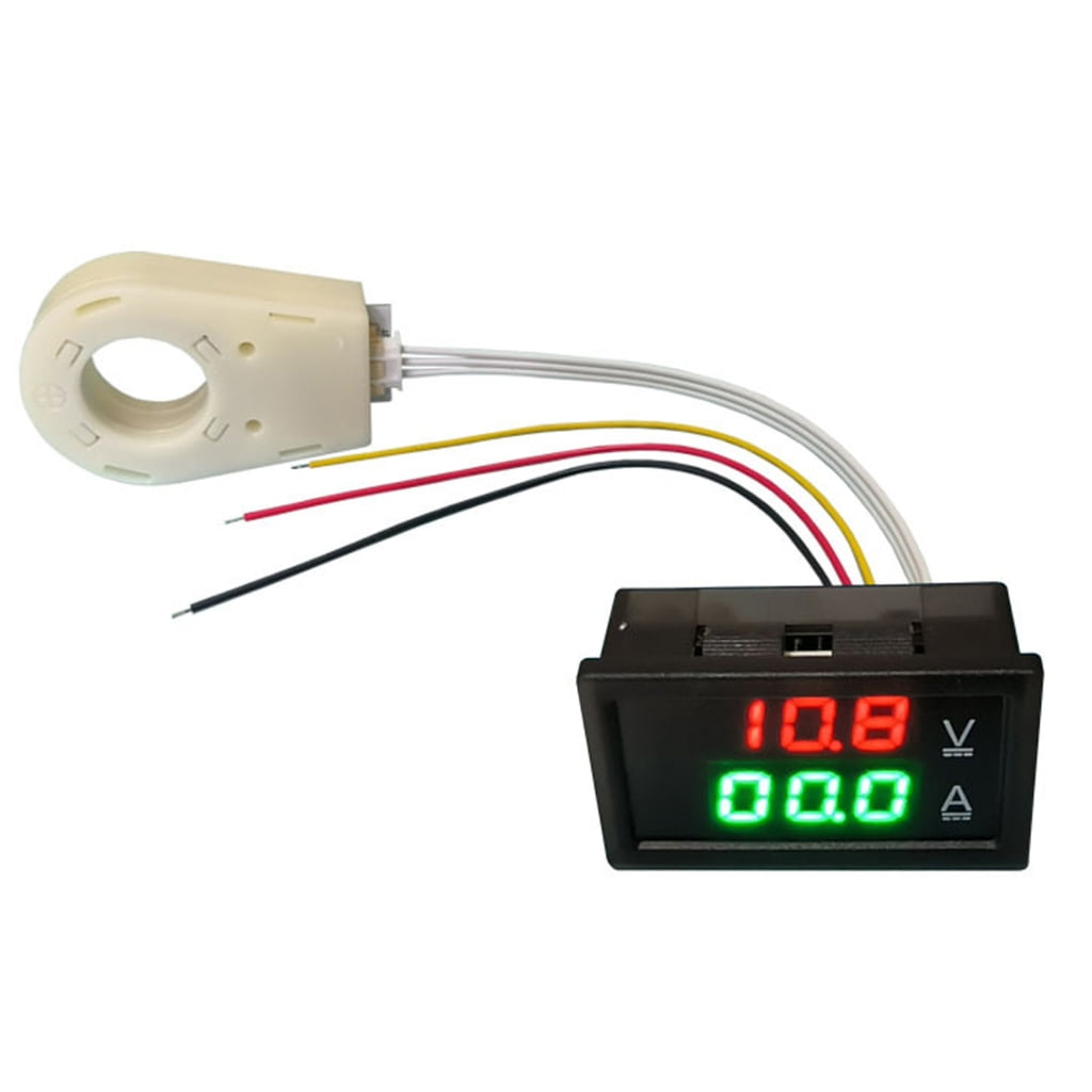 Jesscasday Battery Tester DC300V 50-400A Voltmeter Ammeter Voltage Amp Meter Gauges Car Voltage Current Meter Monitor Panel