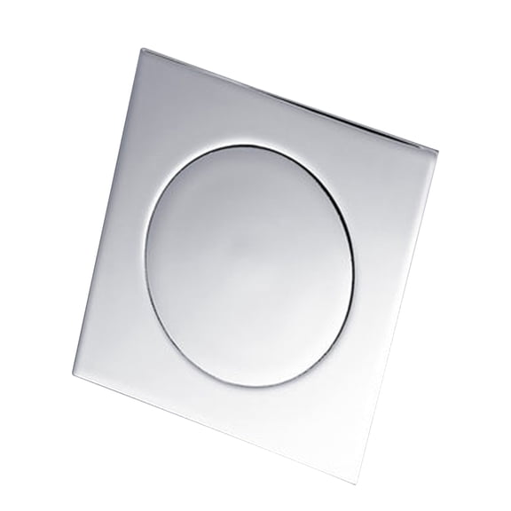Jesscasday Bouncing Floor Drain for Pop Up Foot Brass Chrome Anti-odor Bath Square Drains for Home Kitchen Bathroom Clogging Proof