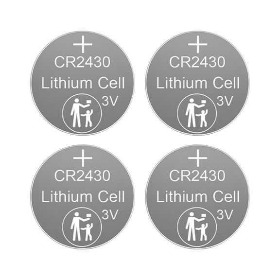 Jesscasday CR2430 3V 285mAh Coin Batteries SafeCoin Cells for Long Use for Watches, Remotes and More Small Electronics