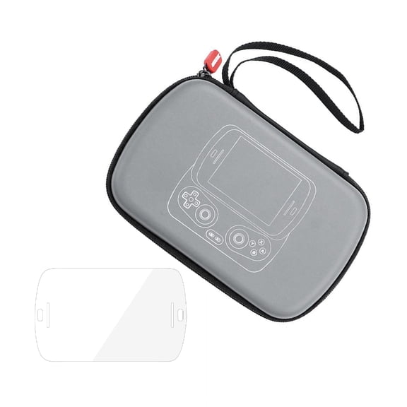 Jesscasday Carrying Case Storage Box&Screen Protector For RG Slide Handheld Gaming Console