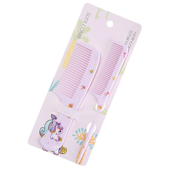 Jesscasday Cartoon Hair Styling Comb Set Parting Comb,Detangling Combs,Handle Combs Teasing Fine Teeth Comb for Travel Home Use