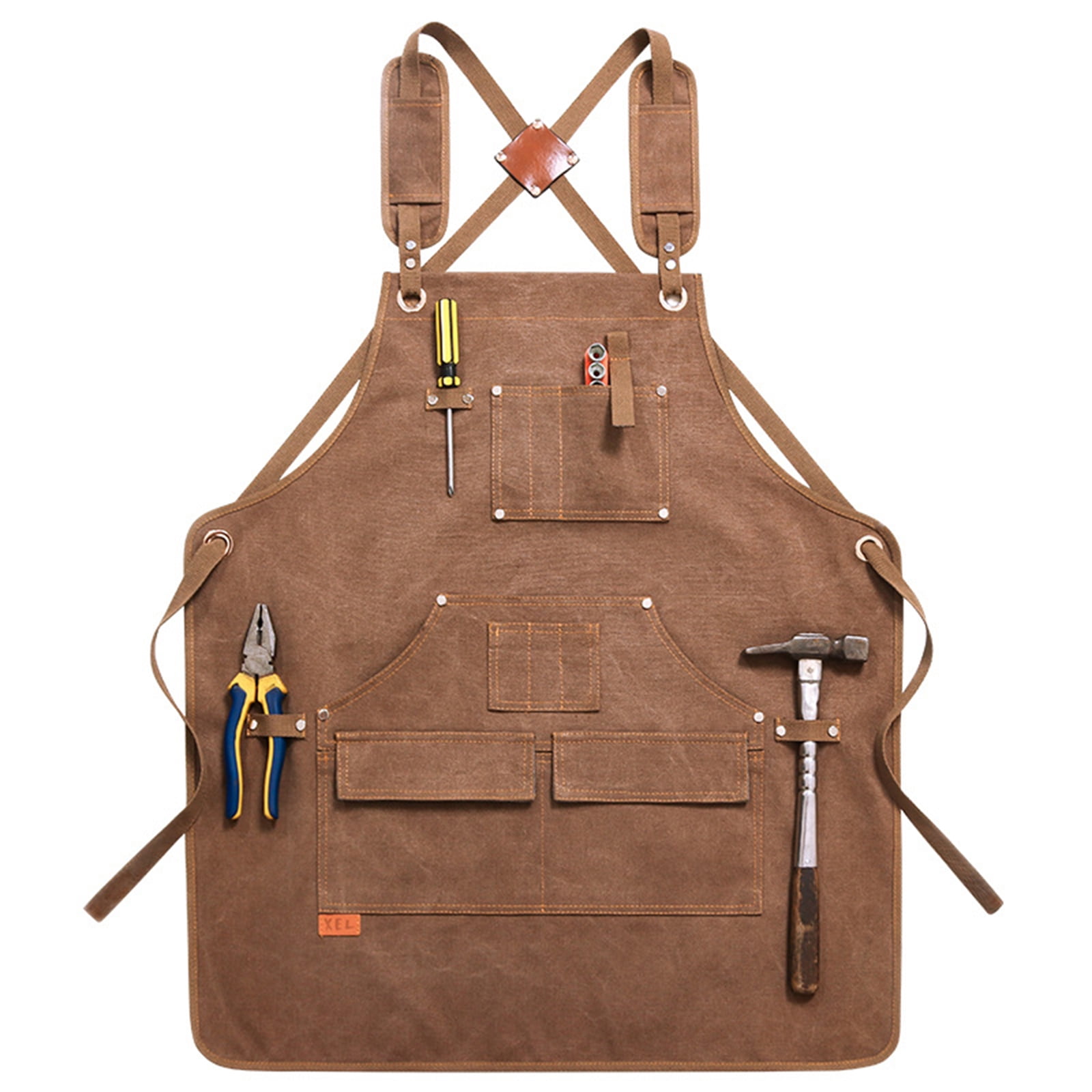 Jesscasday Children Thick Denims Apron with Pocket Jeans for Boy Girl Hair Stylists Baristas Coffee Shop Working Beautiful Salons