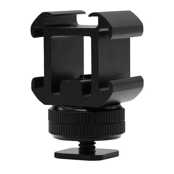Jesscasday Cold Shoe Mount Adapter Camera Mount Adapter for DSLR Camera for LED Video Light Monitor Cold Shoe Mount Adapter