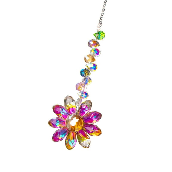 Jesscasday Colorful Crystals Suncatchers Hanging Sun Catcher for Window Home Garden Decors
