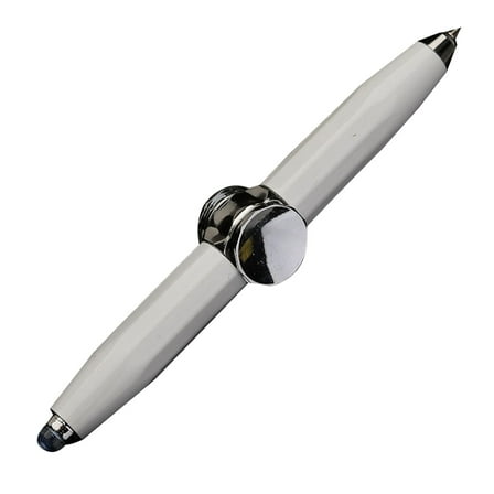 Jesscasday Colorful Spinning Pen Metal Ballpoint Pen Fidget Spinner Design with LED Light