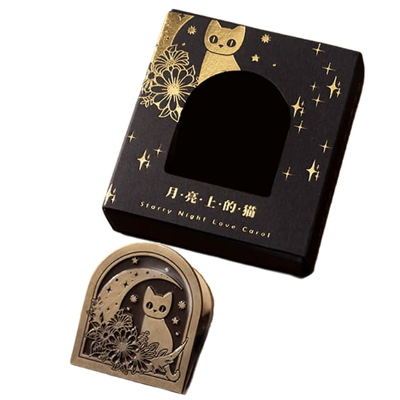 Jesscasday Creative Binder Clip Metal Paper Clip for Student Adult Journaling Scrapbooking