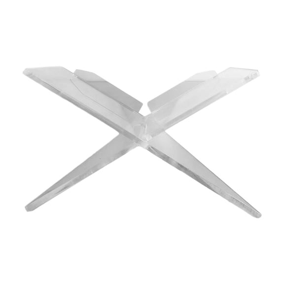 Jesscasday Cross Frame Acrylic Book Holder Transparent Acrylic Book Stands, for Reading Display Recipe, Cookbook, Open Bookstand