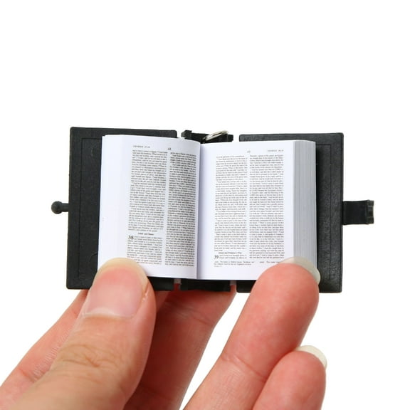 Jesscasday Cute Mini Bible Pendant Soft Fabric Keychains Small Books Shape Key Rings Decor