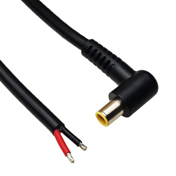 Jesscasday DC7909 Power Cable 8mm Male to Bare Wire Open End 14AWG 7.9x0.9mm Cylinder