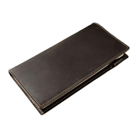 Jesscasday Daily Notepads Leather Notebook with Pen Holder Stationery Notebooks Journal Notebook Refillable Notepads for Office
