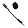thumbnail image 1 of Jesscasday Detachable 3.5mm Boom Microphone for Arctis1 Gaming Headsets Foam Covered Microphone Easy to Install, 1 of 7