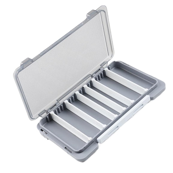Jesscasday Detachable Compartments Fishing Lures Box Baits Case Fishing Tackle Storage Trays Hook Organizers Water Proof Lures Box