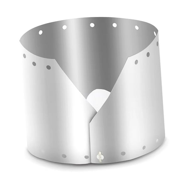 Jesscasday Detachable Gas Stove Windshield Rain Screen Camp Gears Portability Wind Barrier for Camp and Backpacking