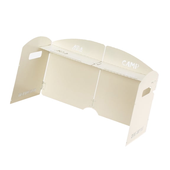 Jesscasday Detachable Gas Stove Windshield Rain Screen Camp Gears Portability Wind Barrier