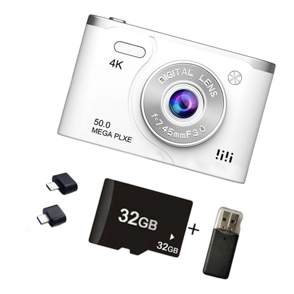 Jesscasday Digital Camera 6400W Pixels with Dark Environment Optimization and Compactly 2.5in Screen for Outdoor Vlog