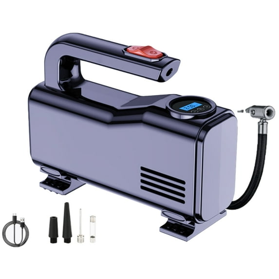 Jesscasday Digital/Pointer Type Air Pumps Tire Inflator with Flashlight Car Air Compressor