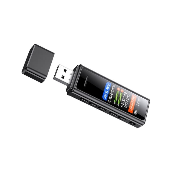 Jesscasday Digital Voice Recorder Mini Dictaphone Digital Sound Voice Activated Recorder