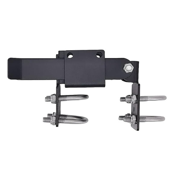 Jesscasday Double Gate Latches with Padlock Holes Adjustable Chain Link for 1.375in Frame