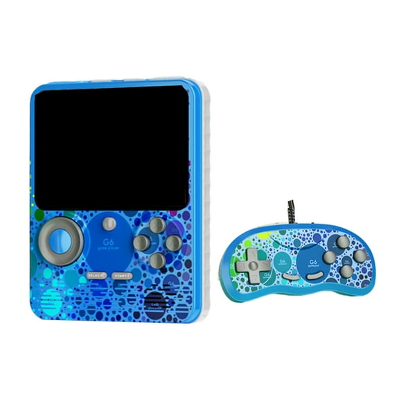 Jesscasday Double Mode Handheld Video Game Player 666 Titles Color Display Rechargeable Battery Charging Function Lightweight