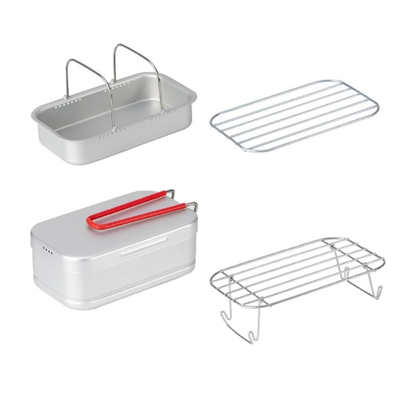 Jesscasday Durable High Temperatures Resistant Cooking Box for Steaming and Rice for Travel